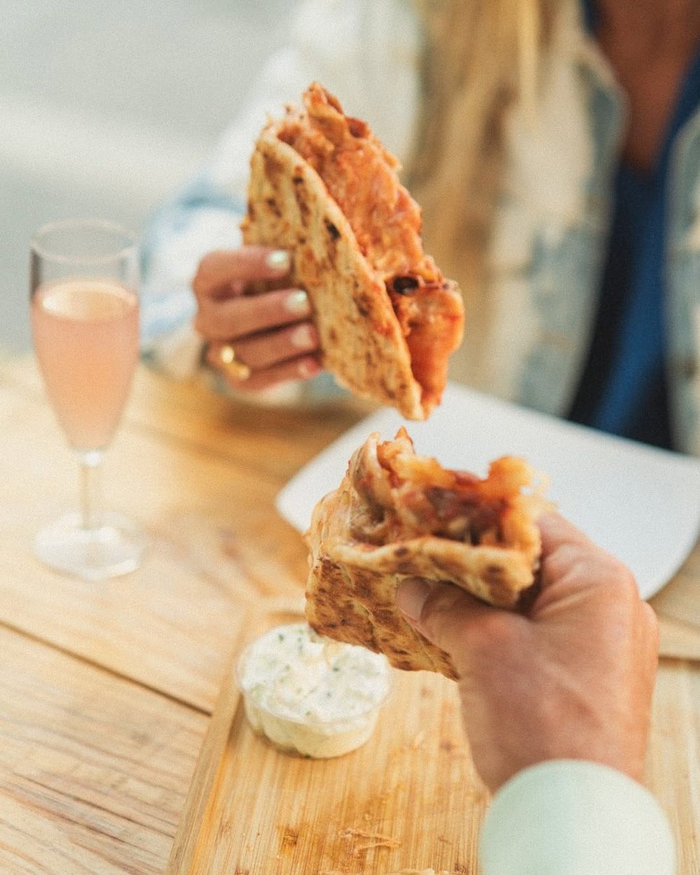 Gyros recién hecho